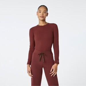 Figs Women's Waffle Longsleeve Underscrub Small